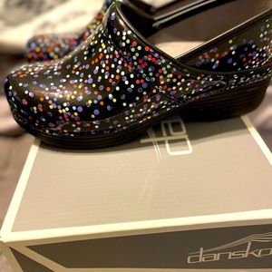 Dansko confetti clogs-SOLD